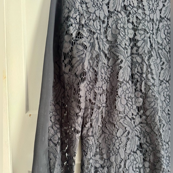 Madewell Lace Long Sleeve Shift Dress - Picture 3 of 6